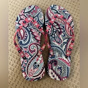 Vera Bradley flip-flops